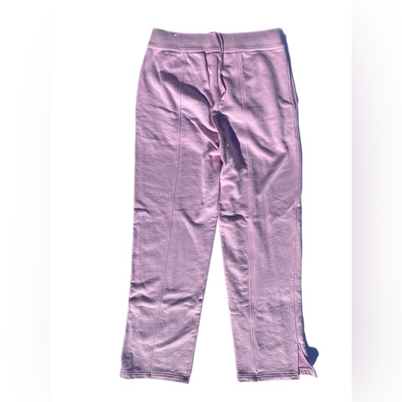 Alo High waisted Free time straight leg sweatpants Sugarplum L - Picture 15 of 16